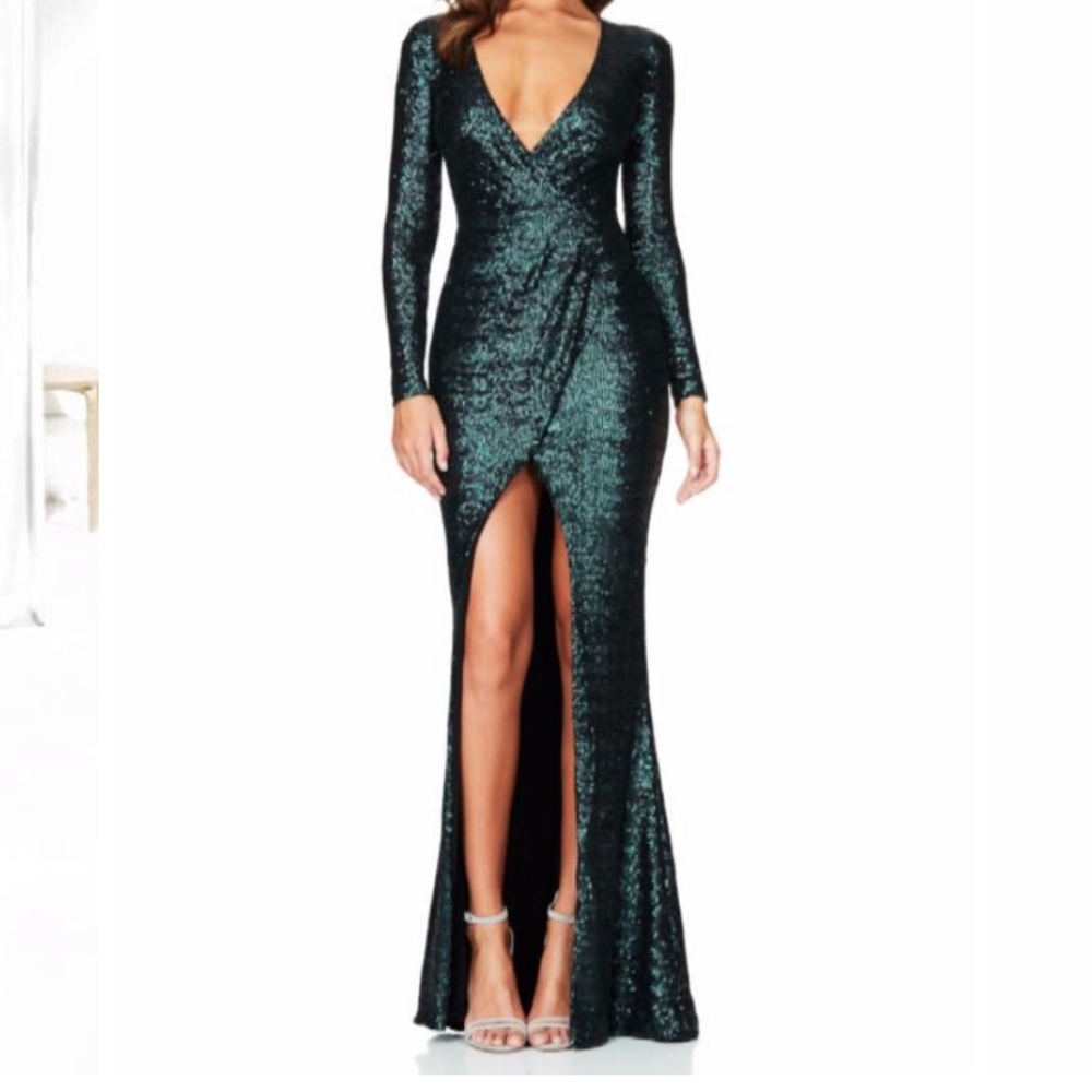 The infamous NOOKIE, CANNES Gown in “Emerald”